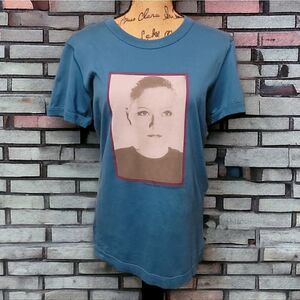 Dolce &Gabbana RARE Greta Garbo Tee Shirt Vintage 90's Size 48 US 38/M With COA